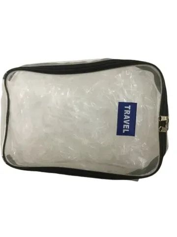 Nécessaire Organizador De Viagem Transparente Importado - Foto 4