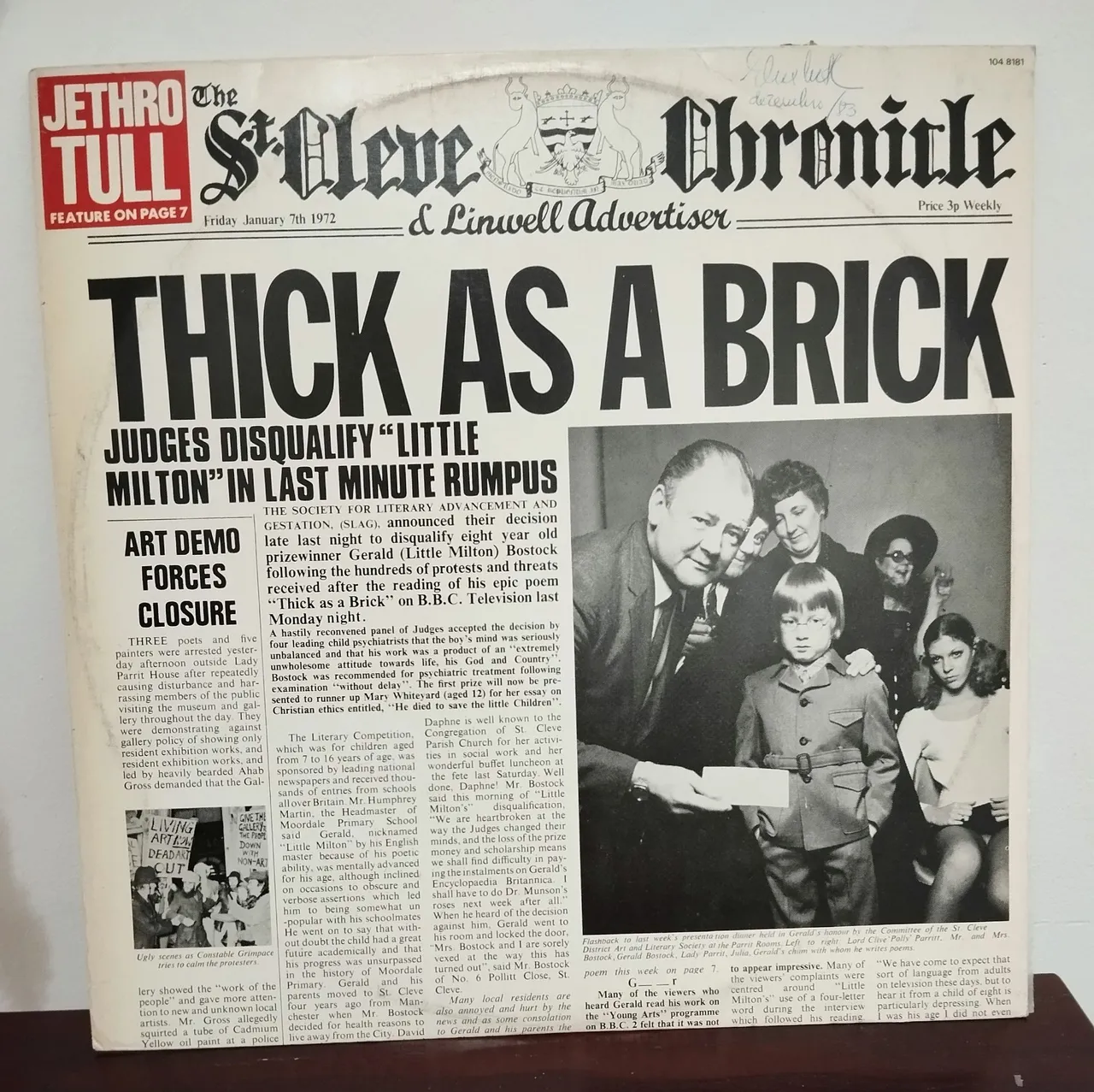 Vinil Jethro Tull - Thick as a Brick