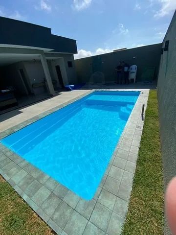 Piscina de fibra com PRAIA 6 mts  - Foto 2