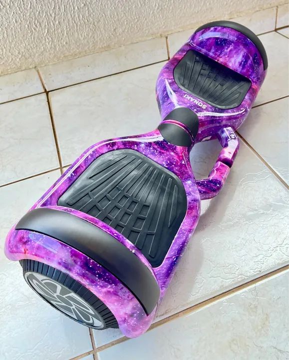 Hoverboard Elétrico Roxo Estrelar 