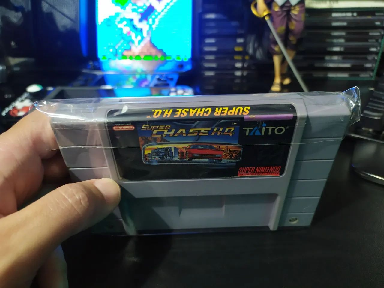 Super Chase Original Snes Consoles de Vídeo Game Jardim