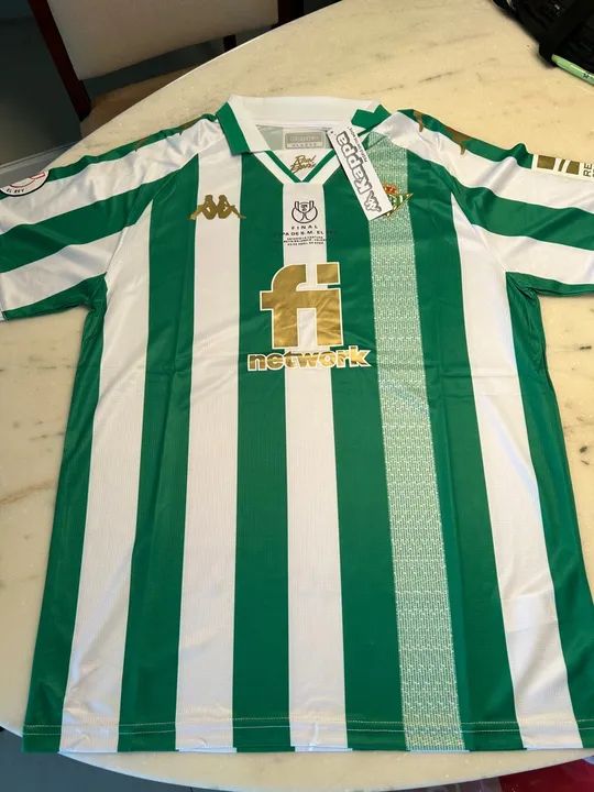 Camisa Real Bétis 2022 - Edição especial final da copa do rei - Foto 2