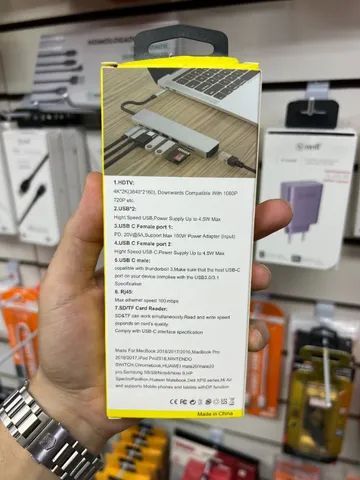 Adaptador Tipo C Universal Rj45 Hdmi - Foto 2