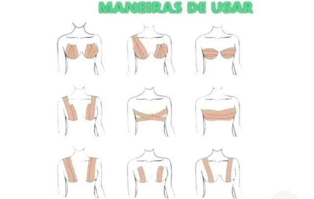 Fita Levanta Seios Boob Tape - Bege 5cmx5m Ns-3360 - Foto 4