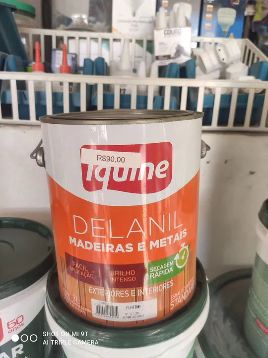 Galão esmalte sintético - Iquine - Platina