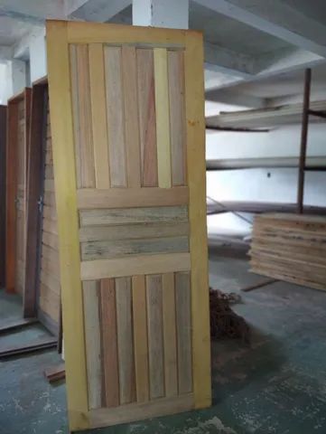 Porta de madeira completa 64960504854145122