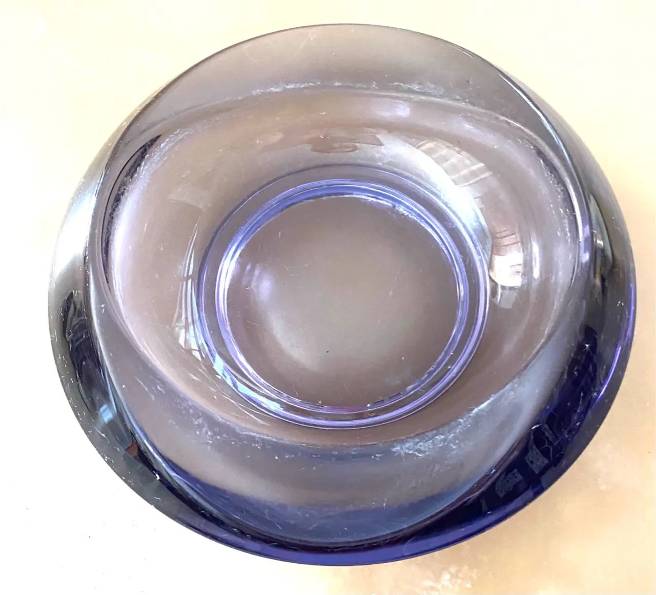 Lindo pote de Murano roxo vintage