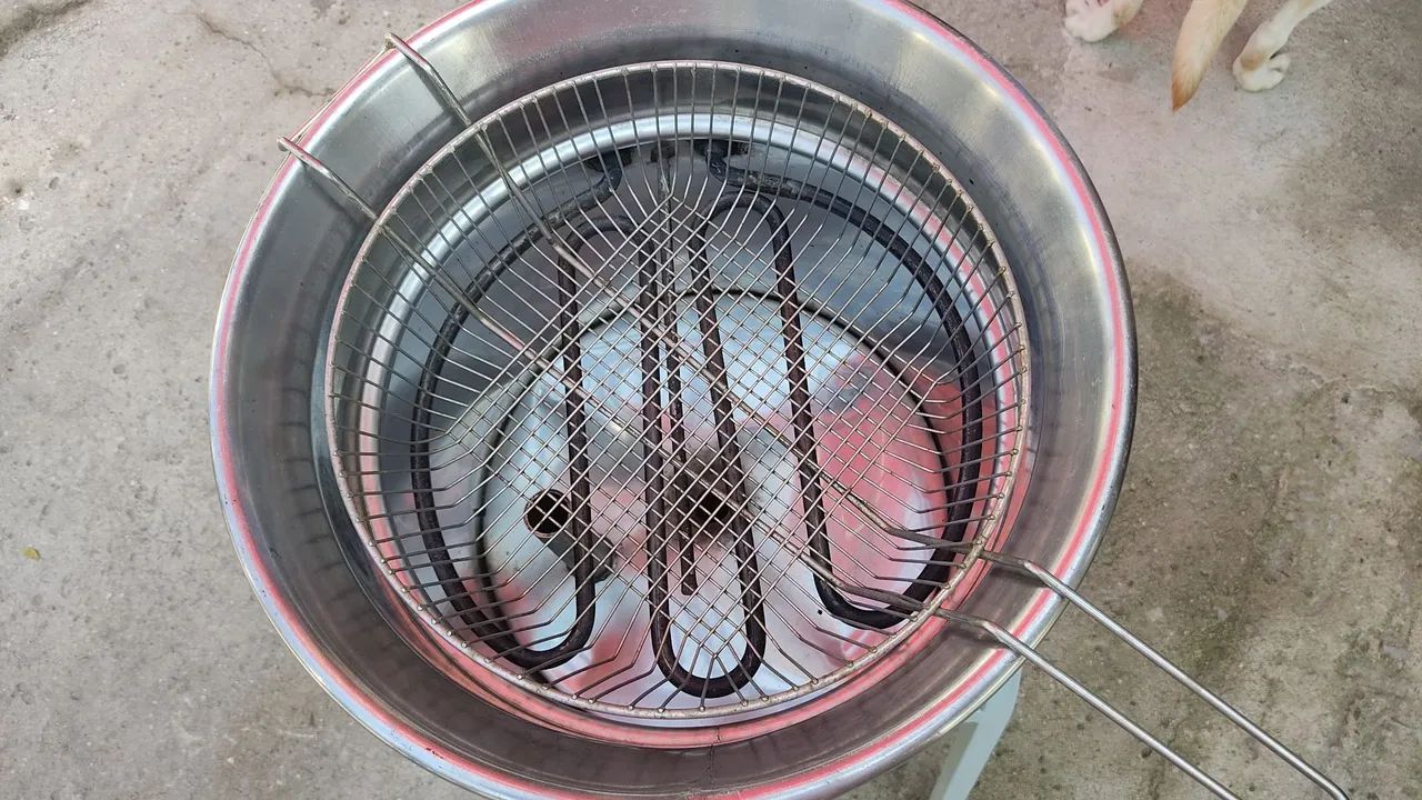 Fritadeira água e óleo 26 litros completa"LEIA"
