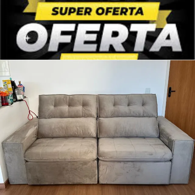 Sofa petropolis retratil e reclinavel