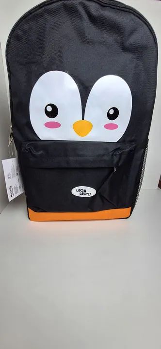 Mochila pinguim leo e leo