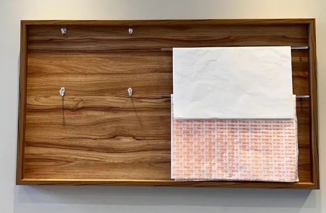 Painel Em Madeira Para Sacolas e papel seda 