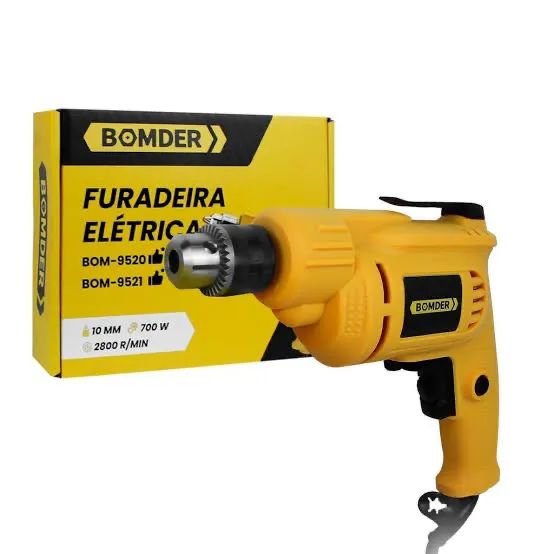 Furadeira Elétrica com fio 220V 700W Bomder Bom-9520/21 