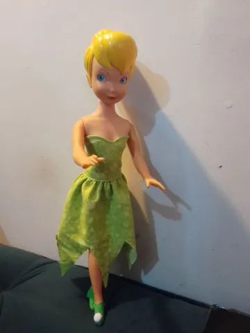 Boneca sininho do peter pan antiga 52 cm