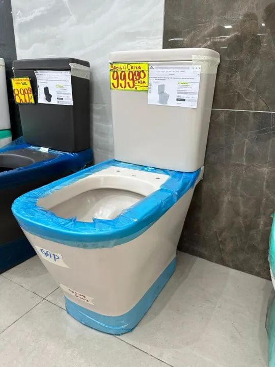 Bacia Super Luxo Roca com Caixa Acoplada 3/6 L Bege