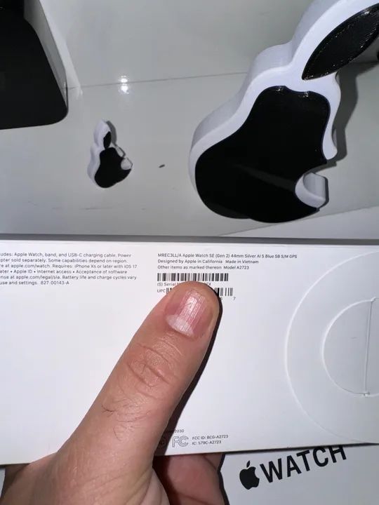 Apple Watch SE 2nd 44mm cor Silver Prata - Foto 2