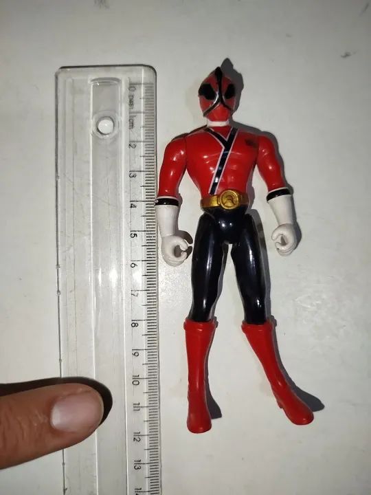 Boneco Power Rangers Samurai vermelho Hasbro original  - Foto 3