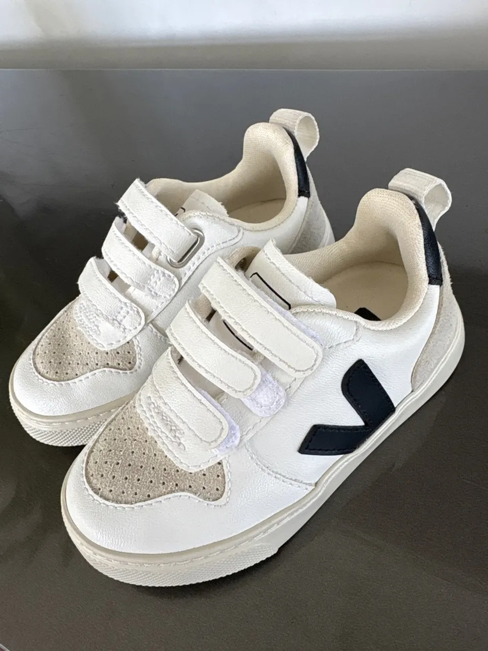 Tênis VEJA infantil tam 24 branco com velcro