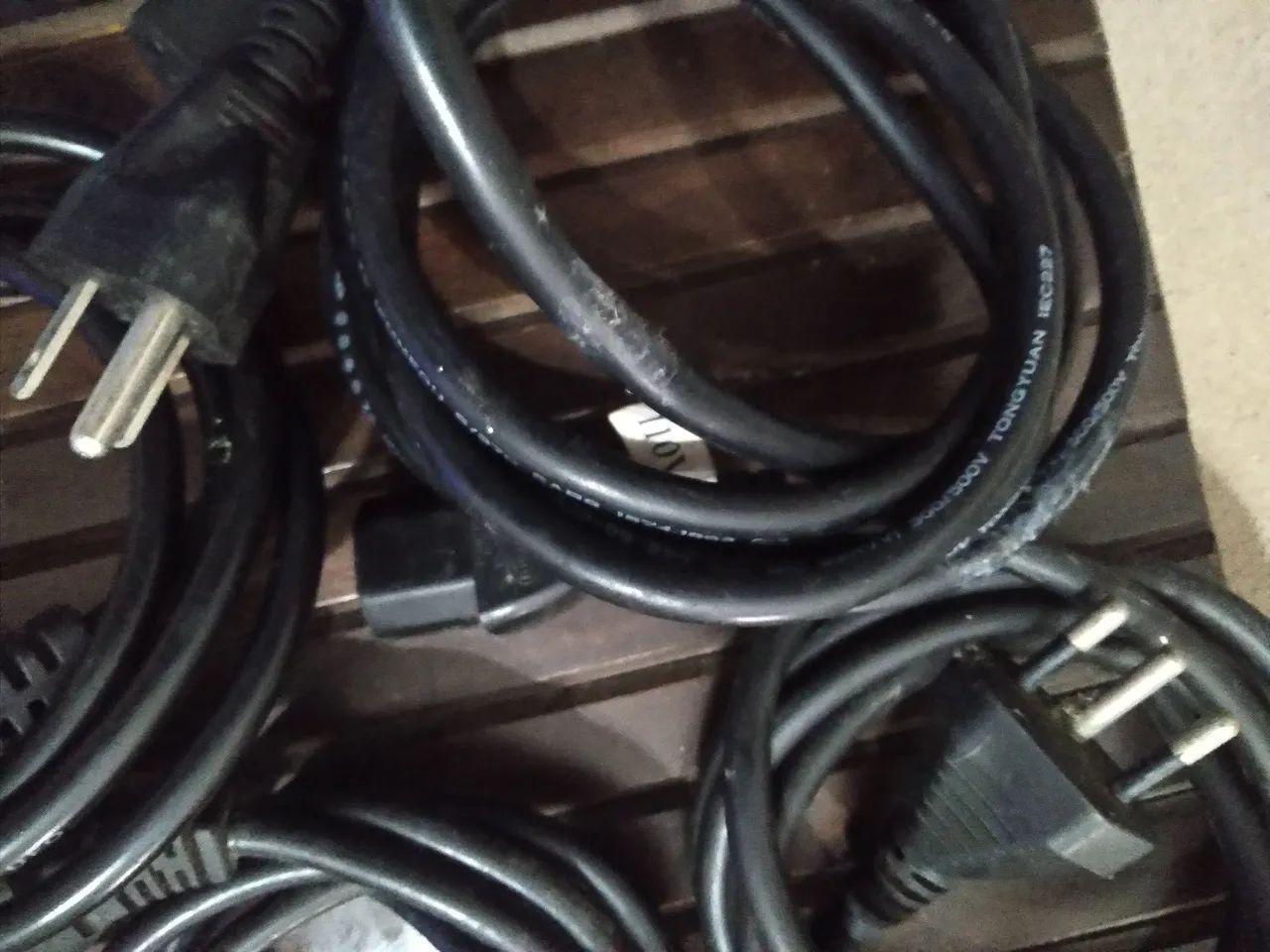 Cabo de Energia para Notebook, PC, Desktop, Monitor - 3 pinos(variados para cada modelo) - Foto 5