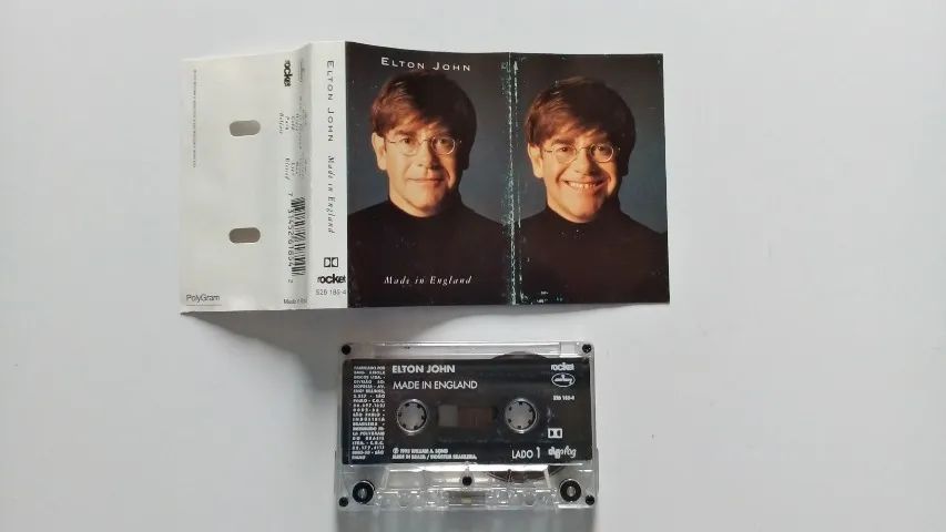 Fita K7 Elton John Made In England - Original Usada - Foto 3