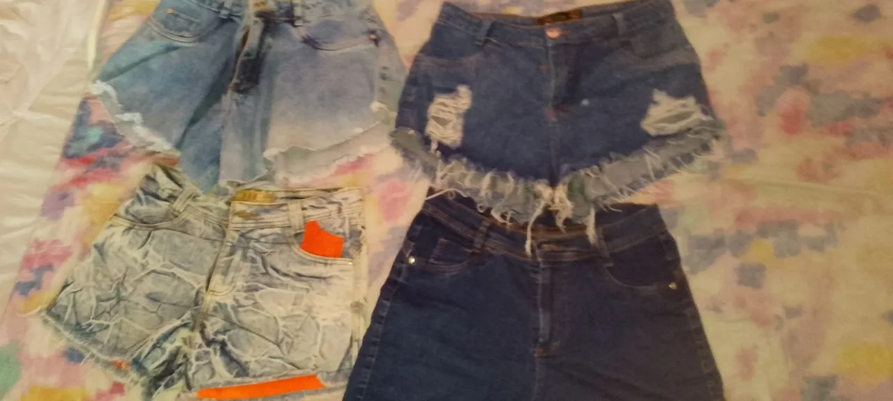 Kit de Shorts Jeans Femininos