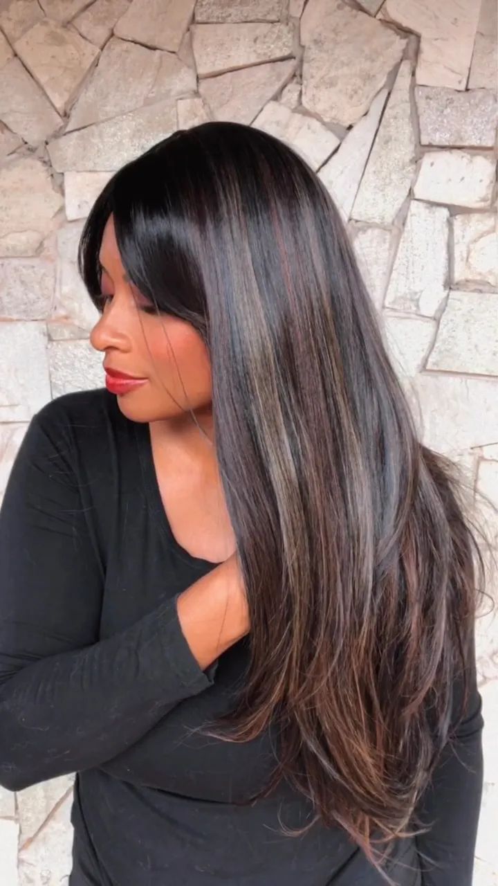 Peruca - morena iluminada/ premium - Foto 3