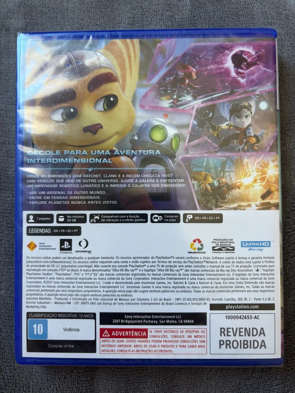 Jogo PS5 - Ratchet Clank (LACRADO) - Foto 2