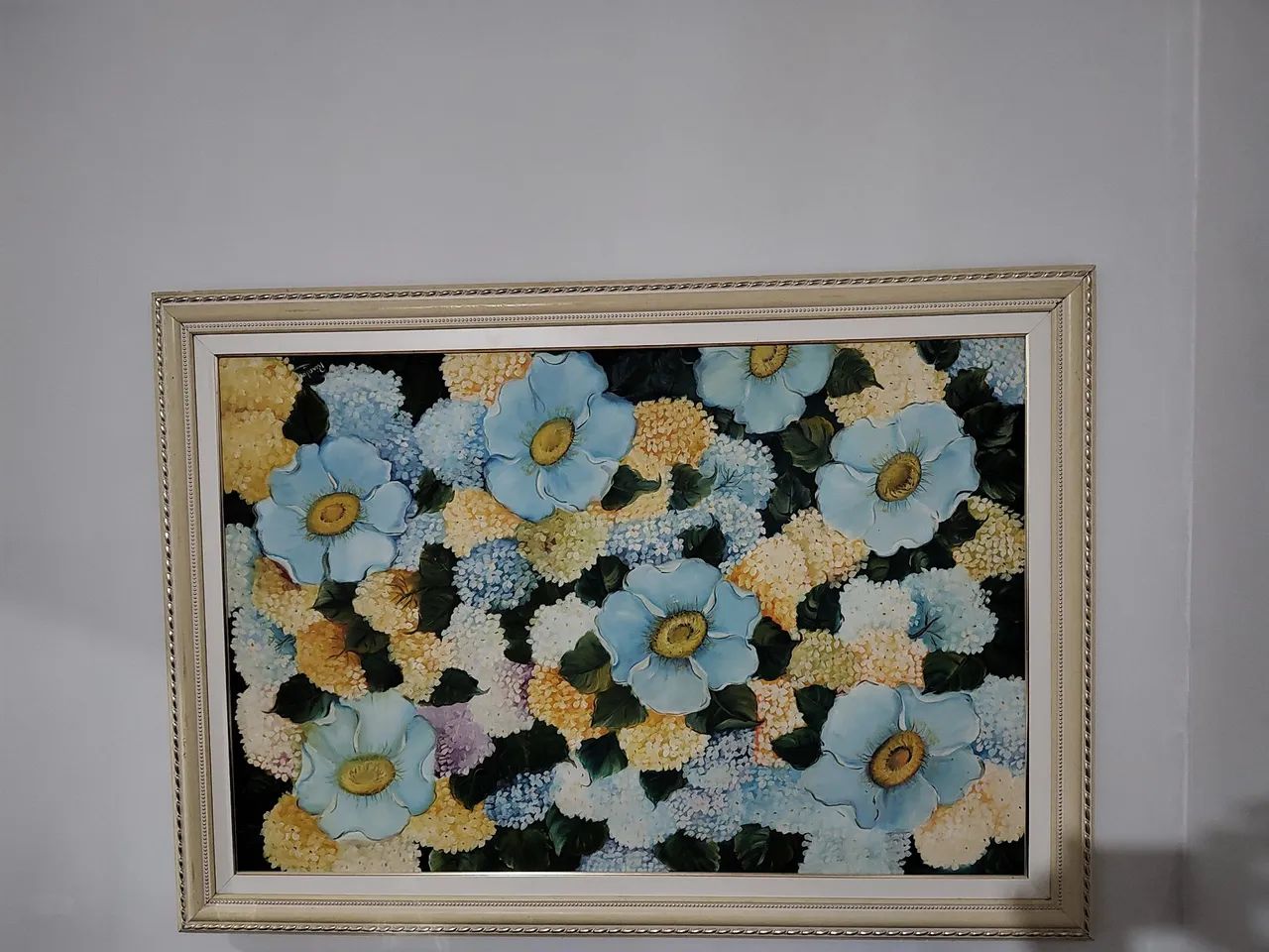 Quadro Decorativo Floral em Moldura Elegante - Foto 4