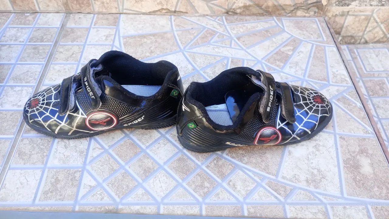 Tênis Infantil Tamanho 32 - Spiderman e XS - Foto 6