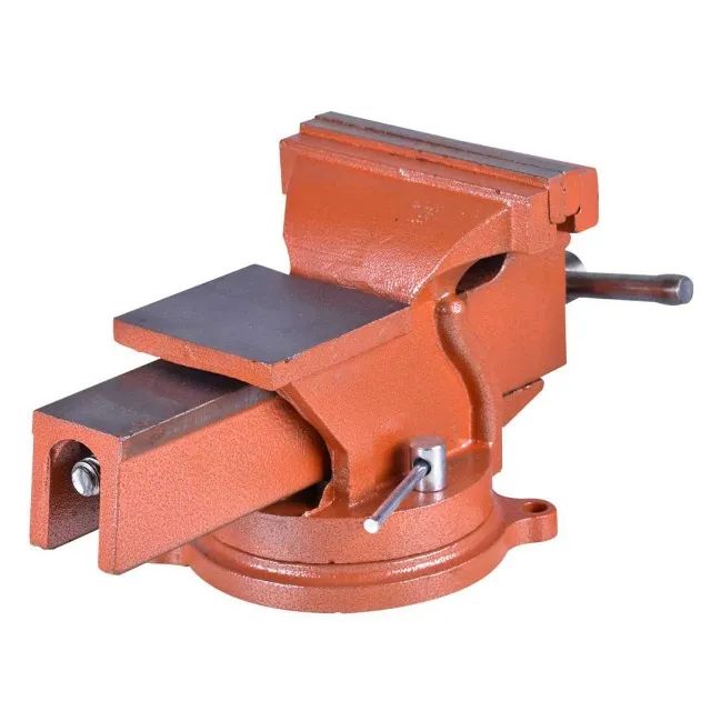 TORNO/MORSA DE BANCADA ROTATIVA COM BIGORNA 5 POL 125 MM - Foto 2