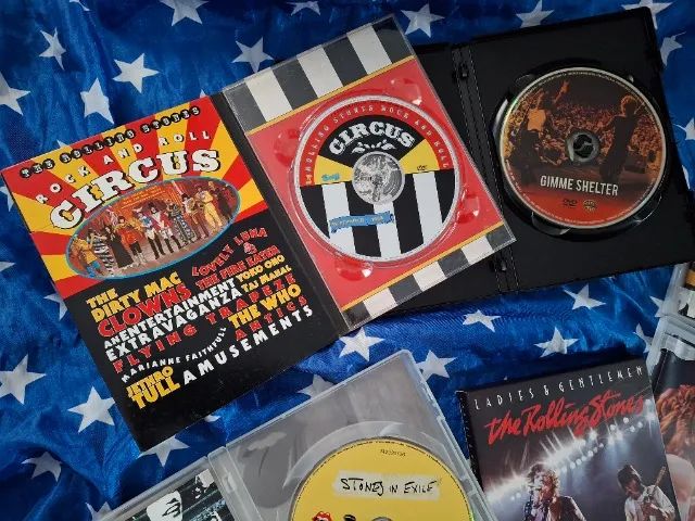 dvd the rolling stones rock n roll circus R$30,00 cada um - CDs