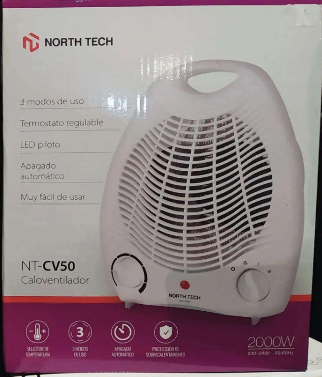Aquecedor estufa North tech 2000w