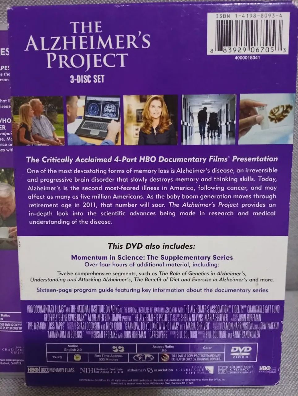 PROJETO ALZHEIMER CONTEM 3 DVDS IMPECÁVEL EM INGLÊS  - Foto 2