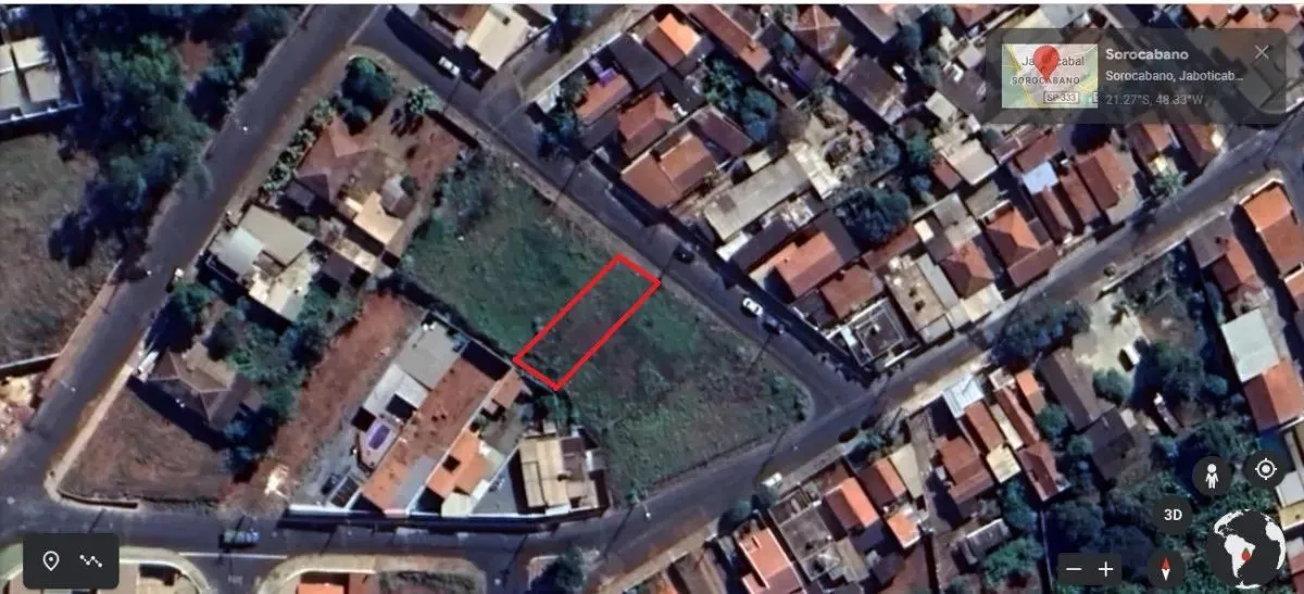 Terreno residencial para venda, 305m²