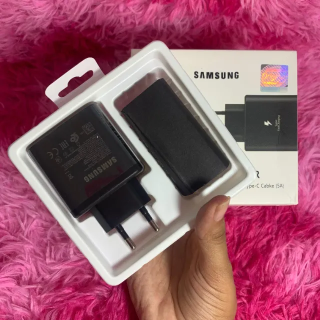 Carregador Samsung tipo C turbo