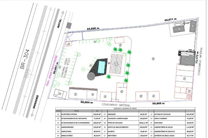 Area comercial na beira da br 304 com galpões venda - Foto 2