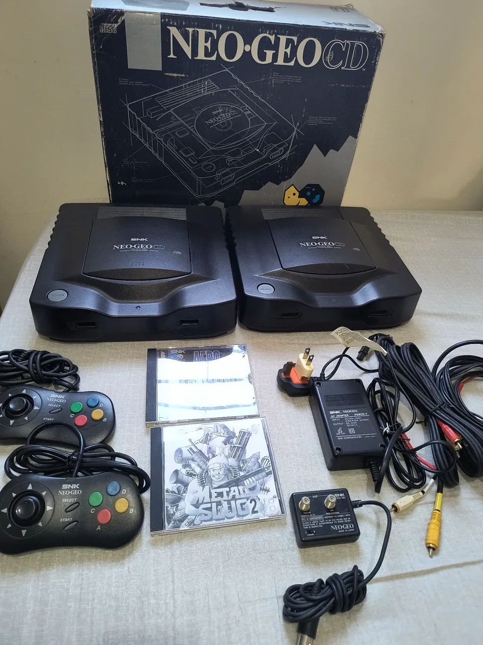 Neo Geo CD Completo com Jogos