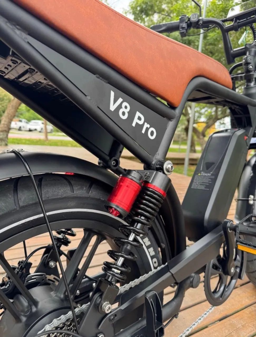 Bicicleta elétrica V8 Pro 2025 - 1000W - Foto 2