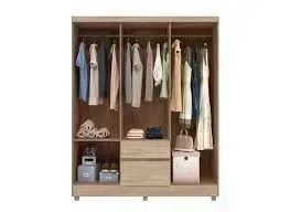 Roupeiro toquio demobile 6 portas 2 gavetas amendola off - Foto 2