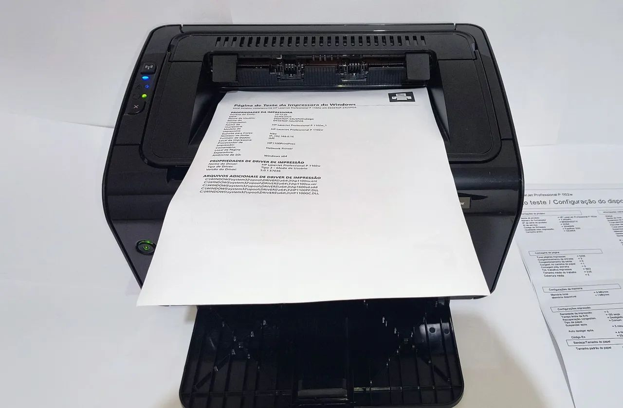 Impressora HP LaserJet P1102w wifi - Foto 5