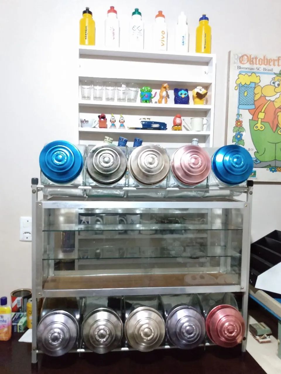 Baleiro Antigo Skavone dez vidros - Foto 2