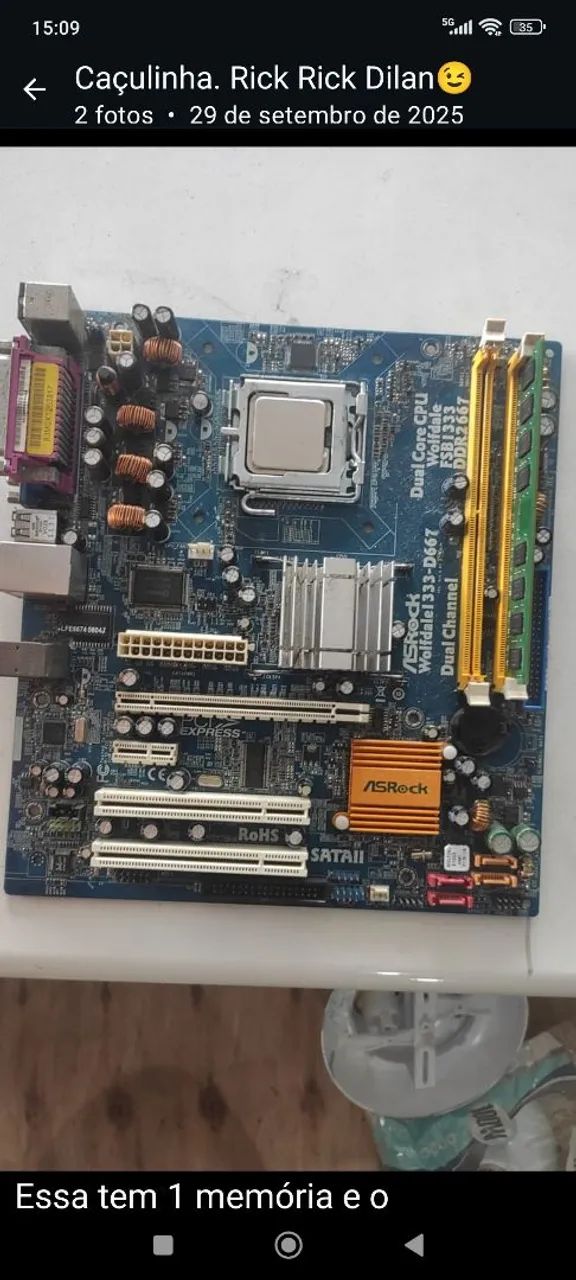 Placas e processador, computador. - Foto 5