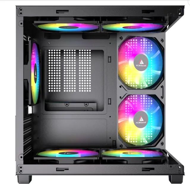 Gabinete gamer novo, lacrado! Aquário Tide, em vidro temperado! - Foto 2