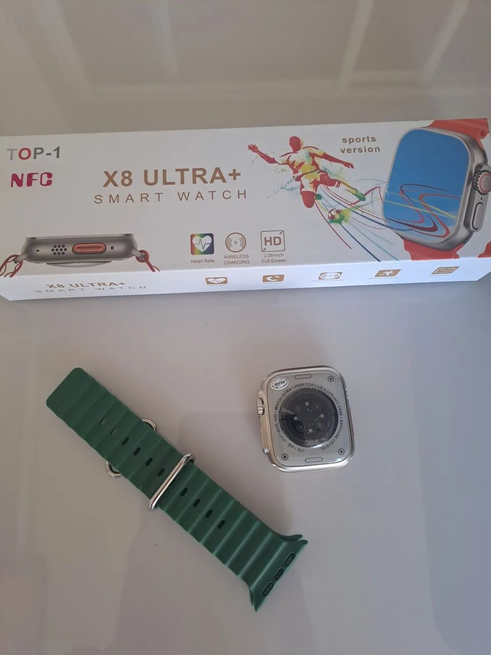 Smartwatch X8 Ultra+ NFC - Sports Version - Brinde 5 Pulseiras - Foto 3