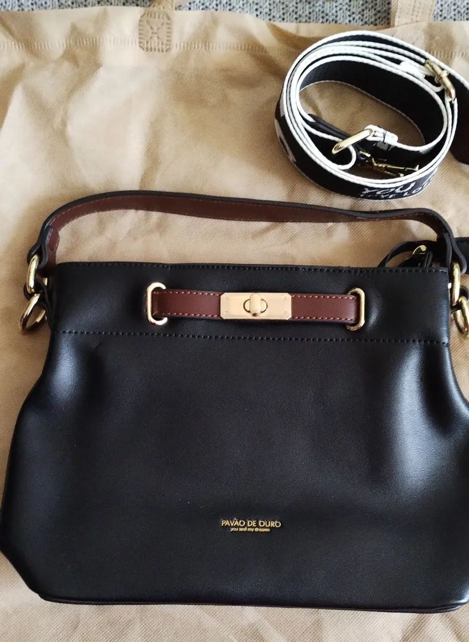 Bolsa Pavão de Ouro - Elegância e Estilo - Foto 4