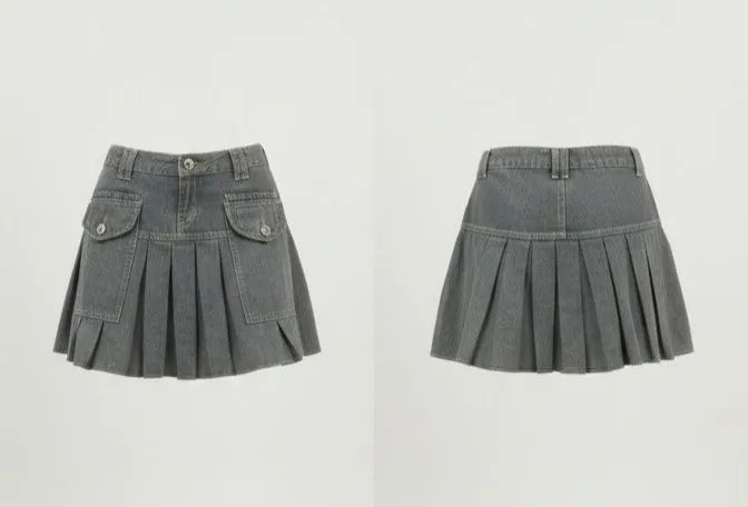 saia jeans preta marca cantão 40 seminova perfeito estado - Foto 2