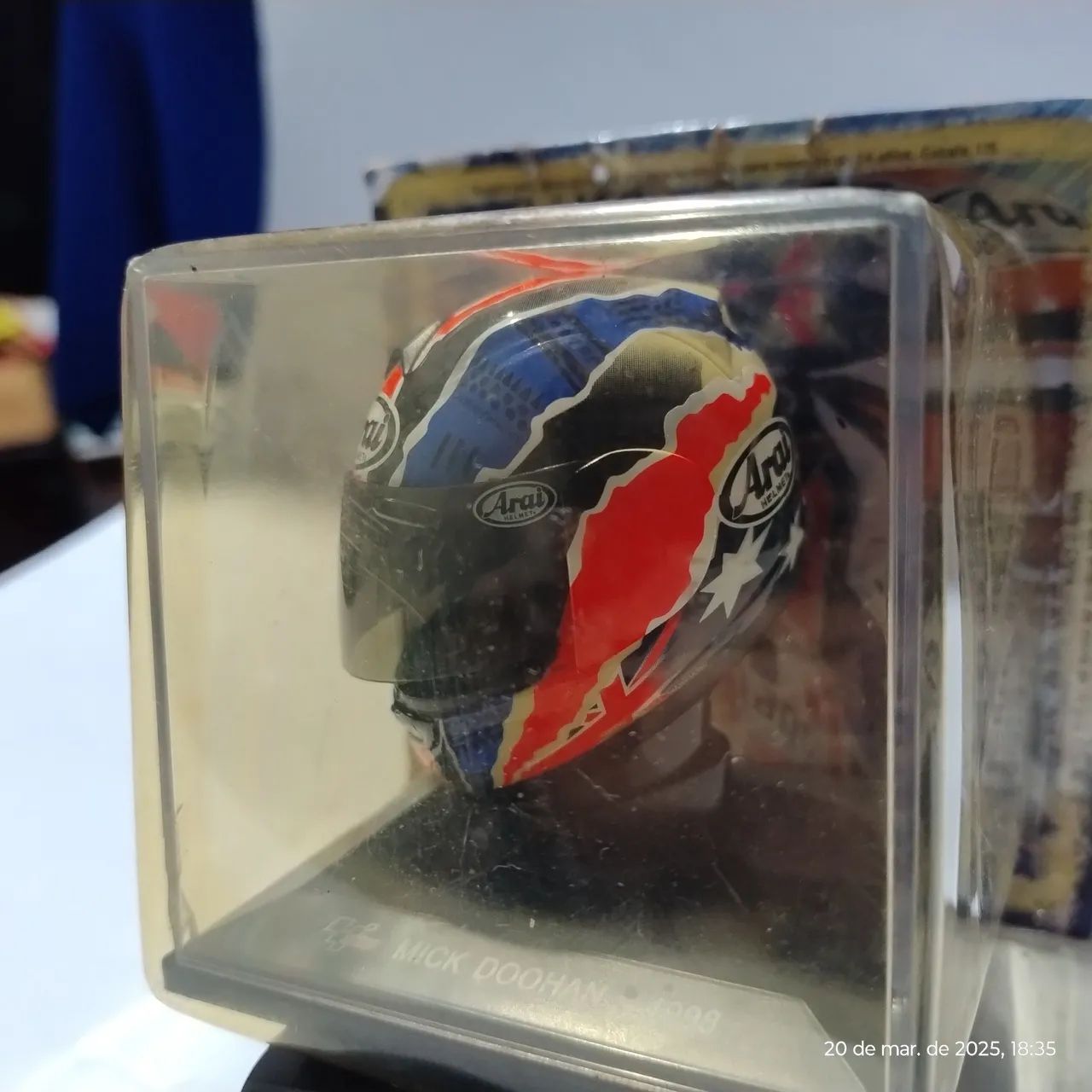 Coleção MotoGP, capacete Mick Doohan. - Foto 3