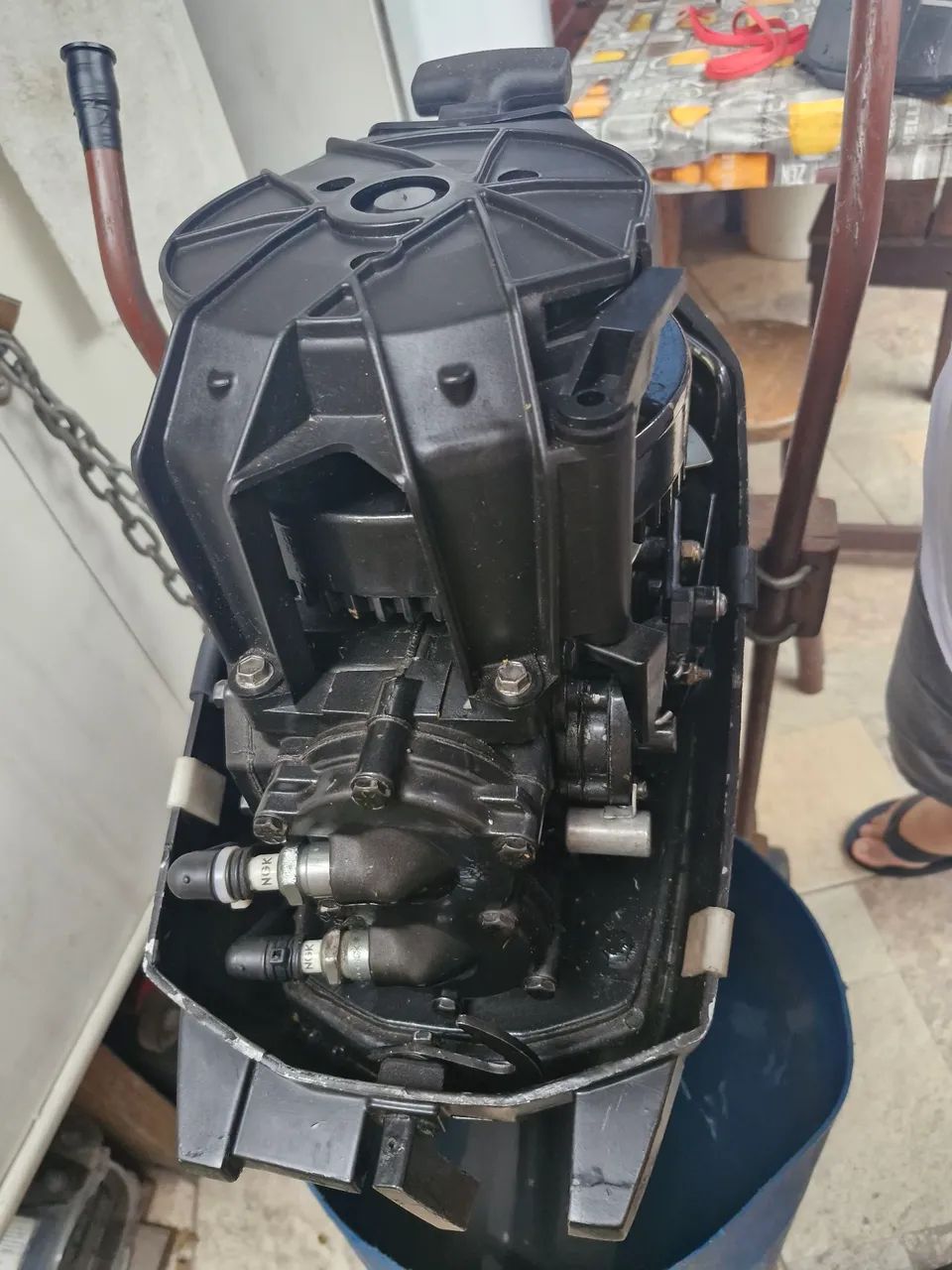 Motor de popa 9.9hp - Foto 3