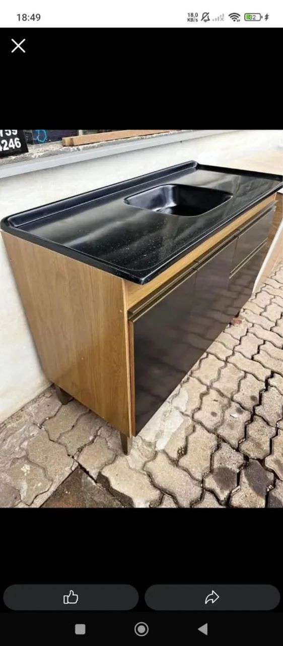 Pias para Cozinha Padrão 120cm - Foto 2