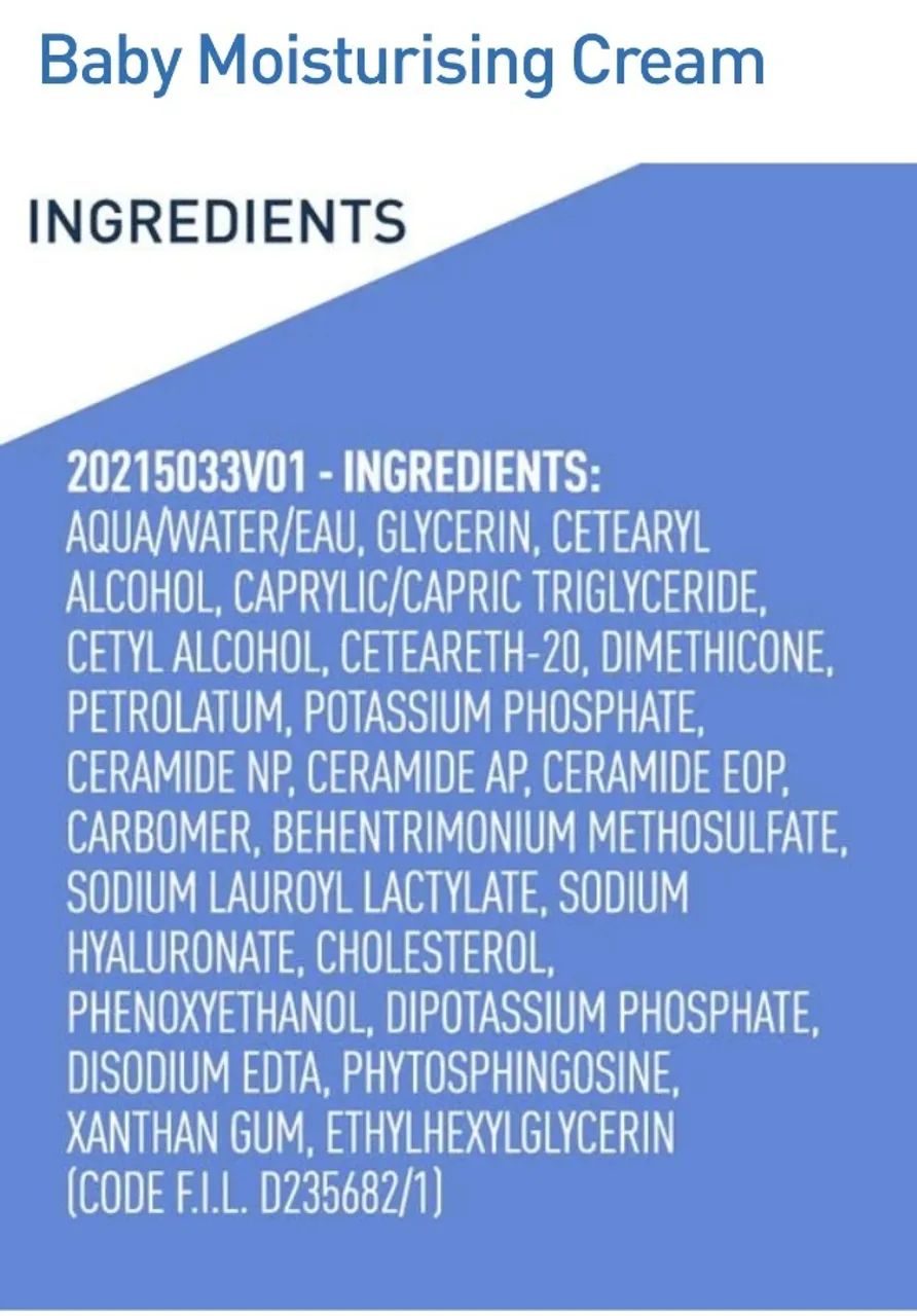 Creme Para Bebês Cerave | Creme Hidratante Suave Importado - Foto 2