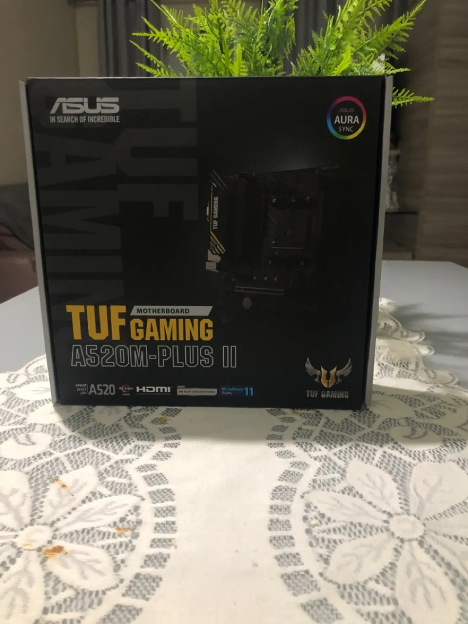 Placa mãe a520m asus tuf Plus 2 nova